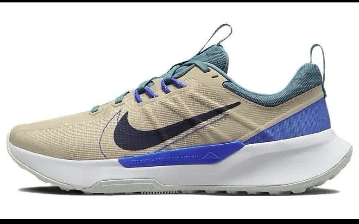 Mens Size 9.5 Nike Juniper Trail 2 Trail-Running Shoes Sand Drift DM0822-100