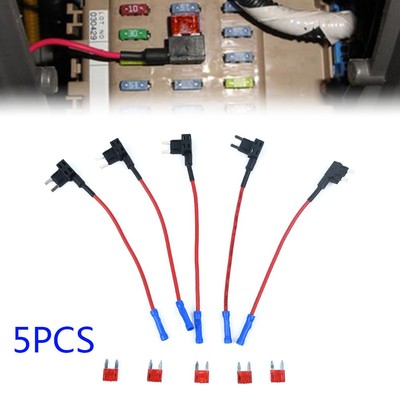 10er Set Sicherungshalter Mini Blade Slpice ATM APM Zur��ck Tap 12V Praktisch