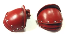 Mythic Legions Armory Knights PAULDRONS red leather only 1:12 four horsemen