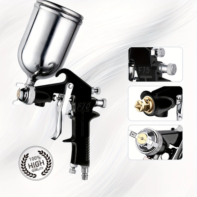 #ad #ad F 75 HVLP Air Spray Gun Gravity Feed 1.5mm Nozzle Automotive Air Paint Sprayer $18.03