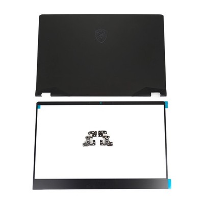 For MSI GE66 Vector GP66 MS-1541 MS-1542 1543 Top Back Cover+ Bezel Hinges Black