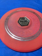 Vintage Wham-O Professional Frisbee Sport Model Red Orange Since 1948 Gold