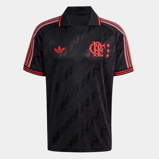 Flamengo Multi-Color International Club Soccer Fan Jerseys for