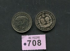 Crown coin and medallion  1981. Prince Charles and Lady Diana