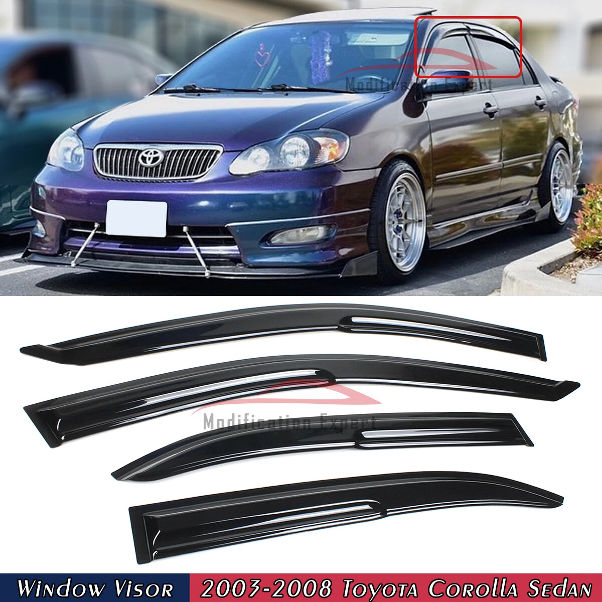 Toyota corolla 2008 on sale accessories