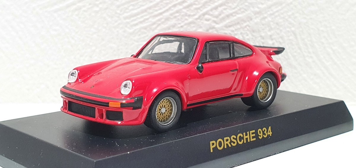 京商 1/64 ポルシェ 911 RSR TURBO ポルシェ934 1/64 Kyosho PORSCHE 934 RSR STREET RED/ORANGE diecast car model | eBay
