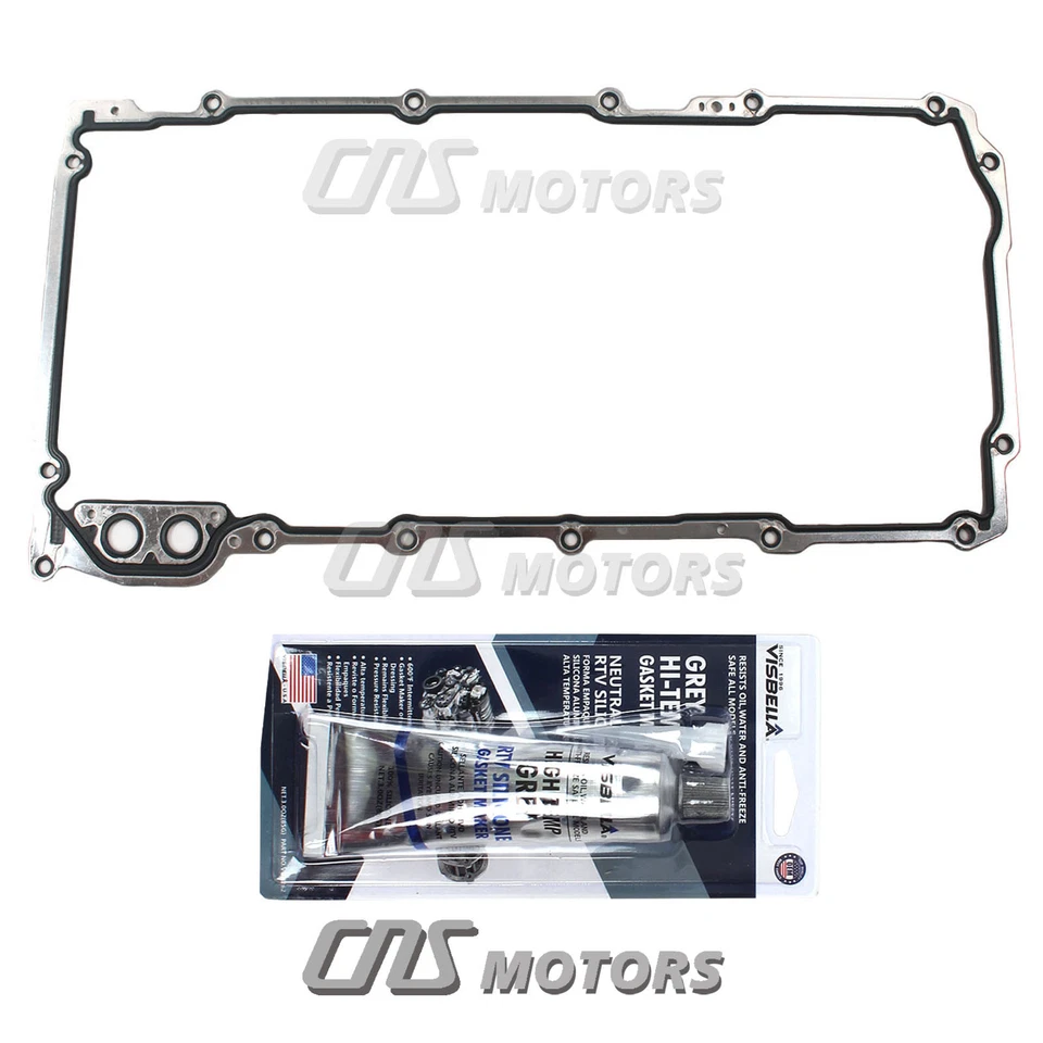 Oil Pan Gasket for 97-13 Buick Cadillac Chevrolet GMC Hummer Pontiac V8 OS30693R Foto 2 de 2