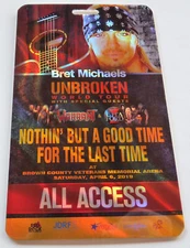 Bret Michaels Unbroken Concert Tour All Access  Backstage Laminate Pass D13