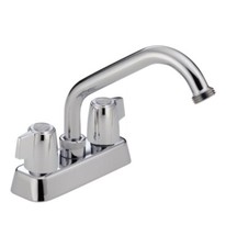 Peerless P299232 Two Ergonomic Blade Handles Laundry Faucet Chrome NEW