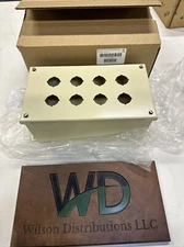 Saginaw Controls 8 PUSHBUTTON Enclosure SCE-8PBX New Lrg Qty