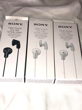 NIP New Lot Of 3 Sony In-Ear Headphones Stereo Audio Earbud Earphones MDR-E9LP