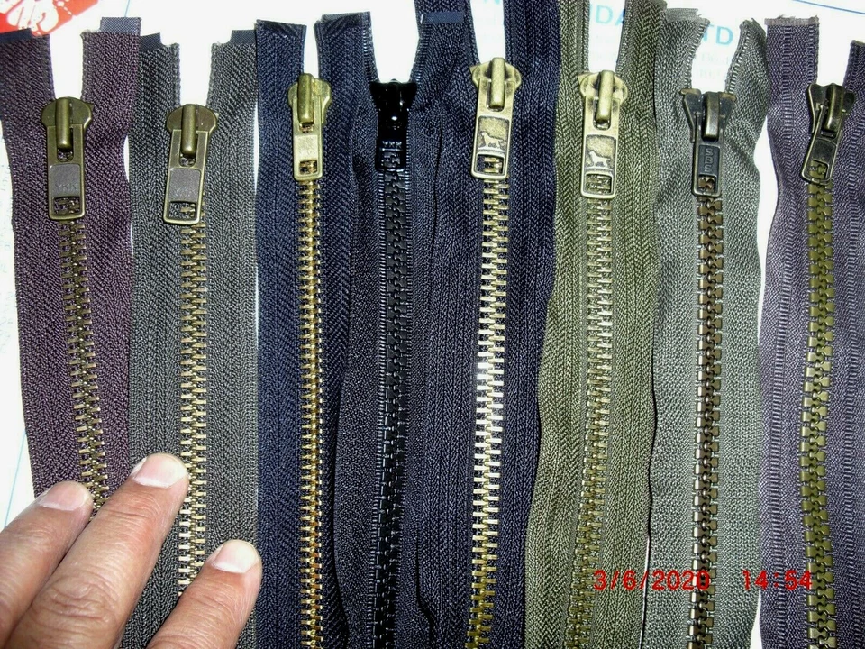 YKK + LOCAL Schwerlast #10 Kleidungsstück Reißverschlüsse 60 cm 24"+28", 1+ 2 Wege + sortiert