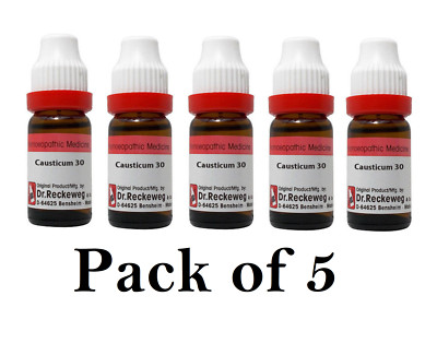 5X Dr Reckeweg Causticum  30 CH Dilution (11ml Each)