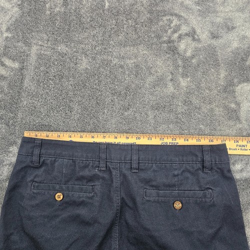 Tailor Vintage Greenwich Slim Fit Chino Shorts Men's Size 34 Blue Stretch Indigo - Picture 9 of 12