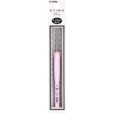 Tulip Etimo Rose Steel Crochet Hook Size 0/1.75mm