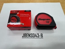 Snap-on Tools NEW RED 10' SAE Magnetic Back Pocket Tape Measure TPMB10