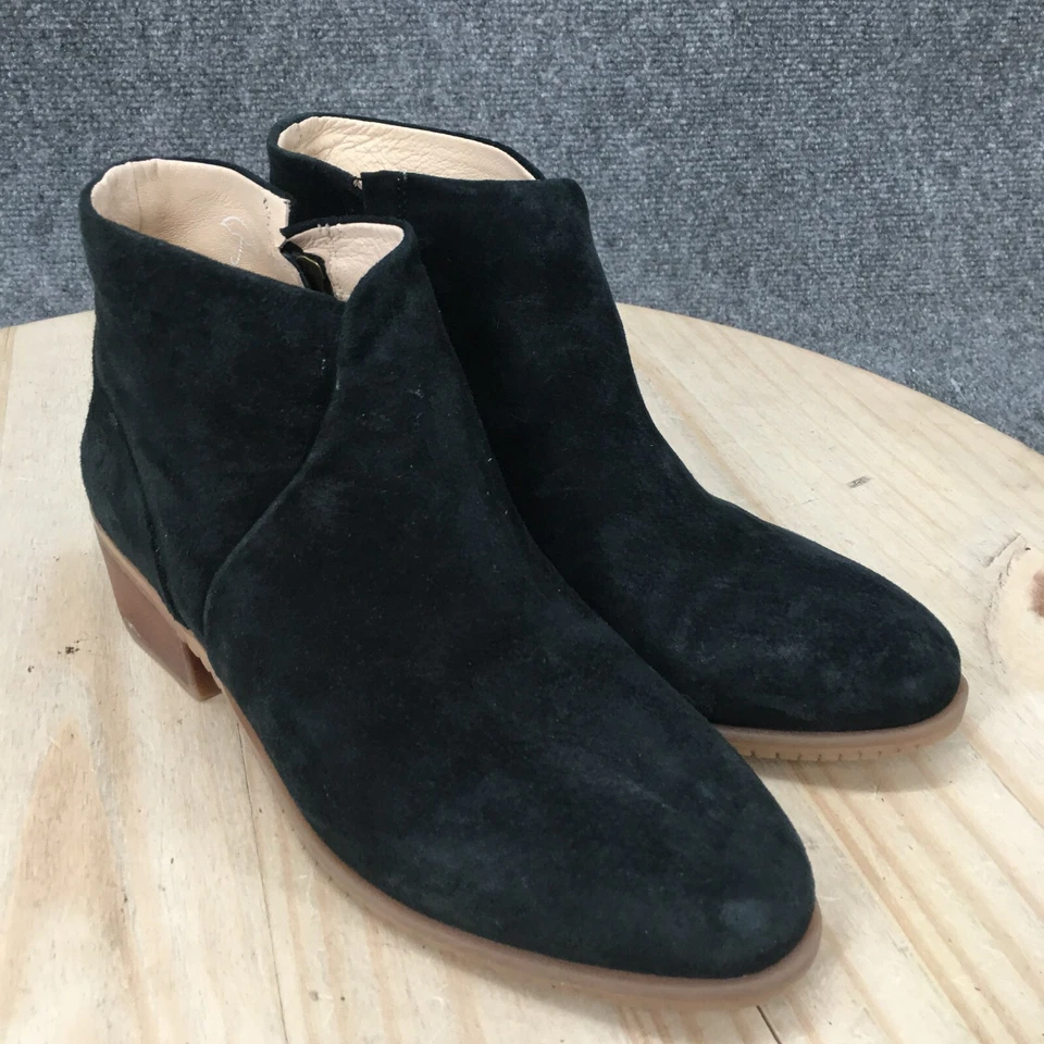 Botas Hush Puppies para mujer 6,5 Sienna botín negro gamuza tobillo HW06806-001 Foto 3 de 4