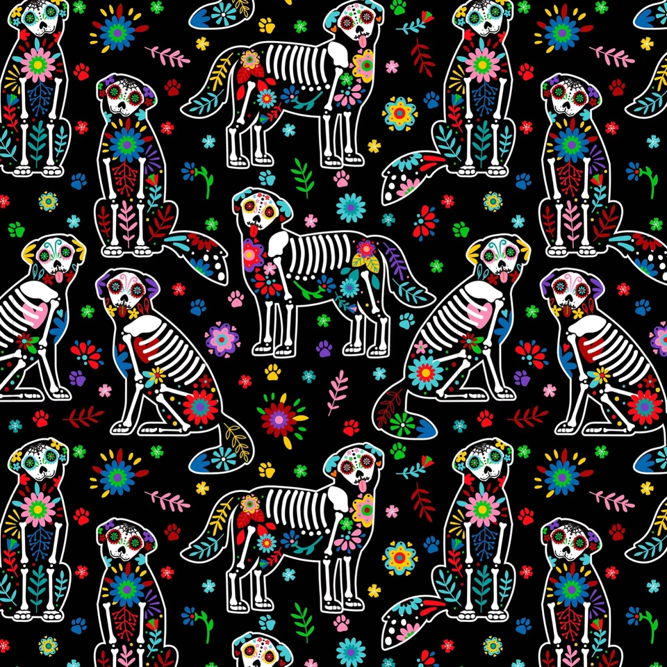 David Textiles Halloween Design Fat Quarters 18" x 21" 100% Cotton Fabric NEW - Image 2 of 4