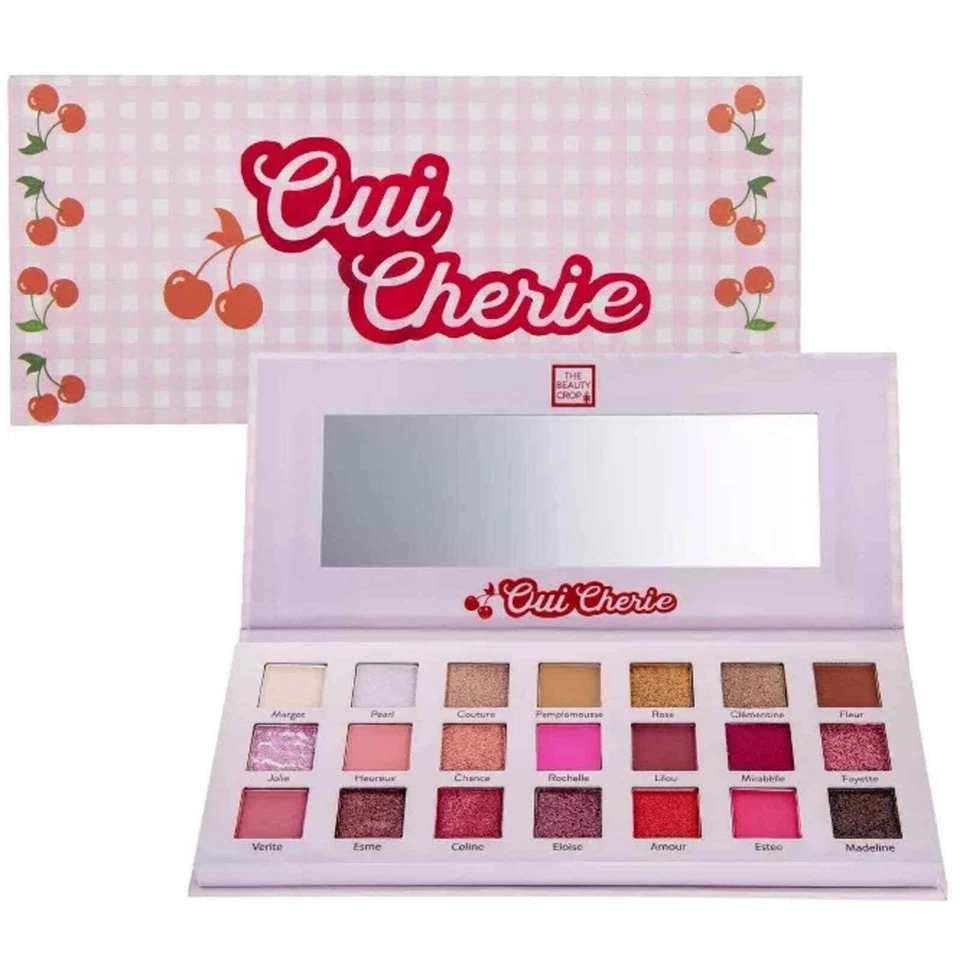 THE BEAUTY CROP Oui Cherie Eyeshadow Palette - Brand NEW & Sealed - FULL SIZE - Image 3 of 3