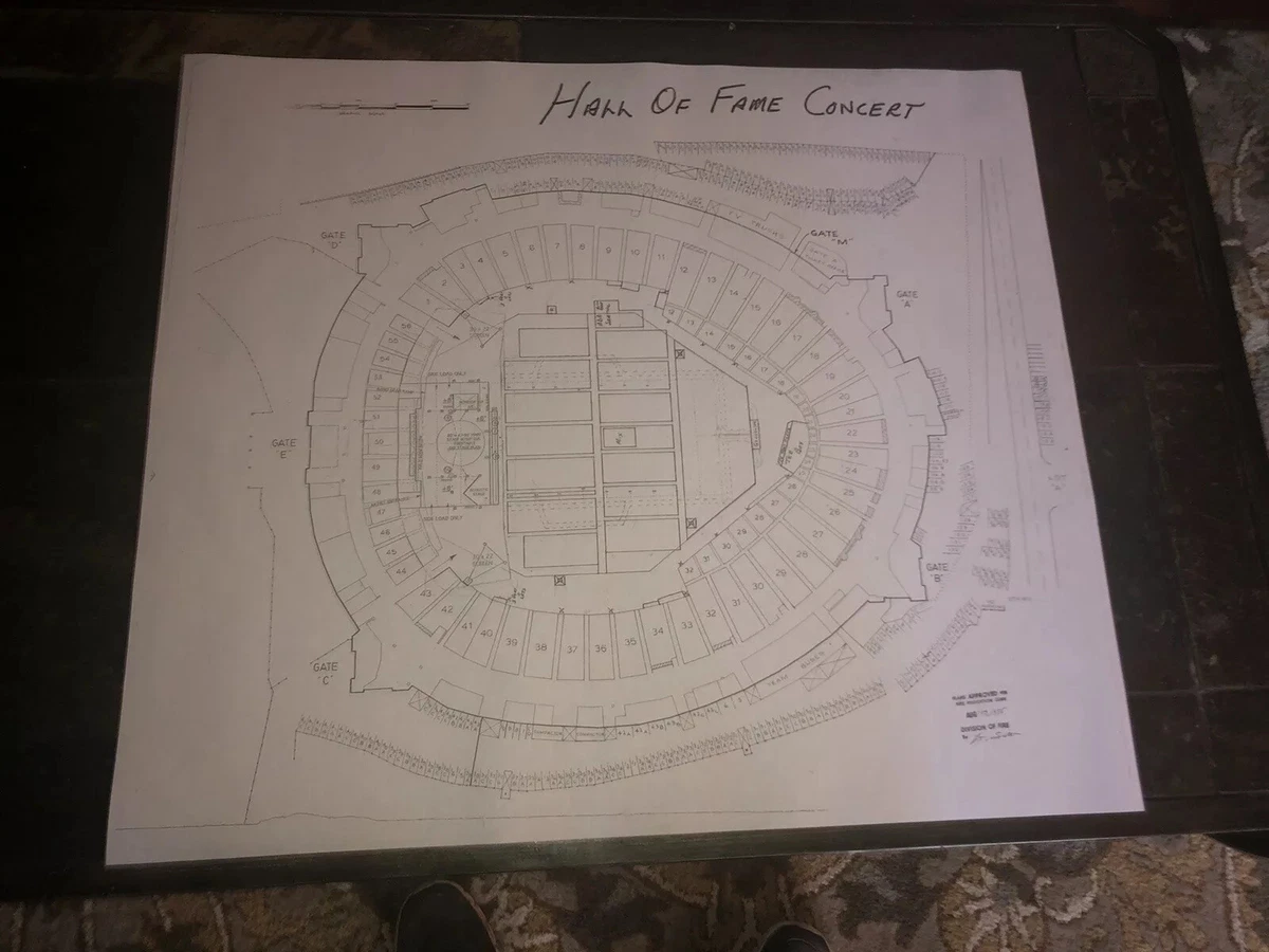 Concert Seating Diagram