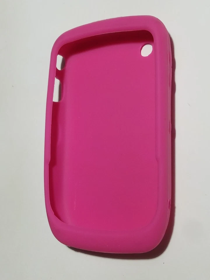 Rare Hot Pink Strong Silicone Case Protective Cover For Blackberry Curve 8530 - Image 3 of 3