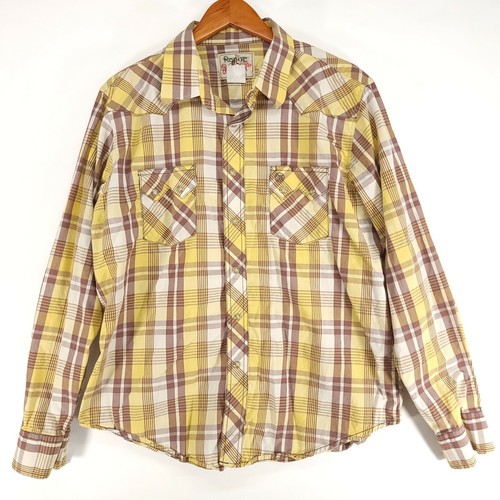 Wrangler Shirt Men's Pearl Snap Long 