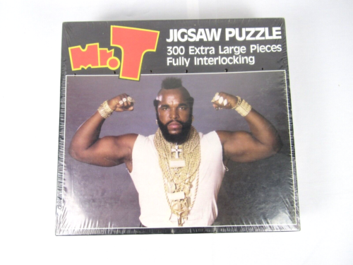 Puzzle puzzle surdimensionné Mr. T - Non ouvert - 1984 Vintage - A-Team - 22" x 33" - Photo 1/6