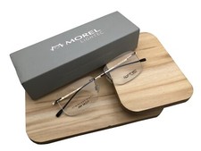 Lightec Par Morel 7775L 54-17 GD 008 Monture De Lunettes En Argent Sans Vis