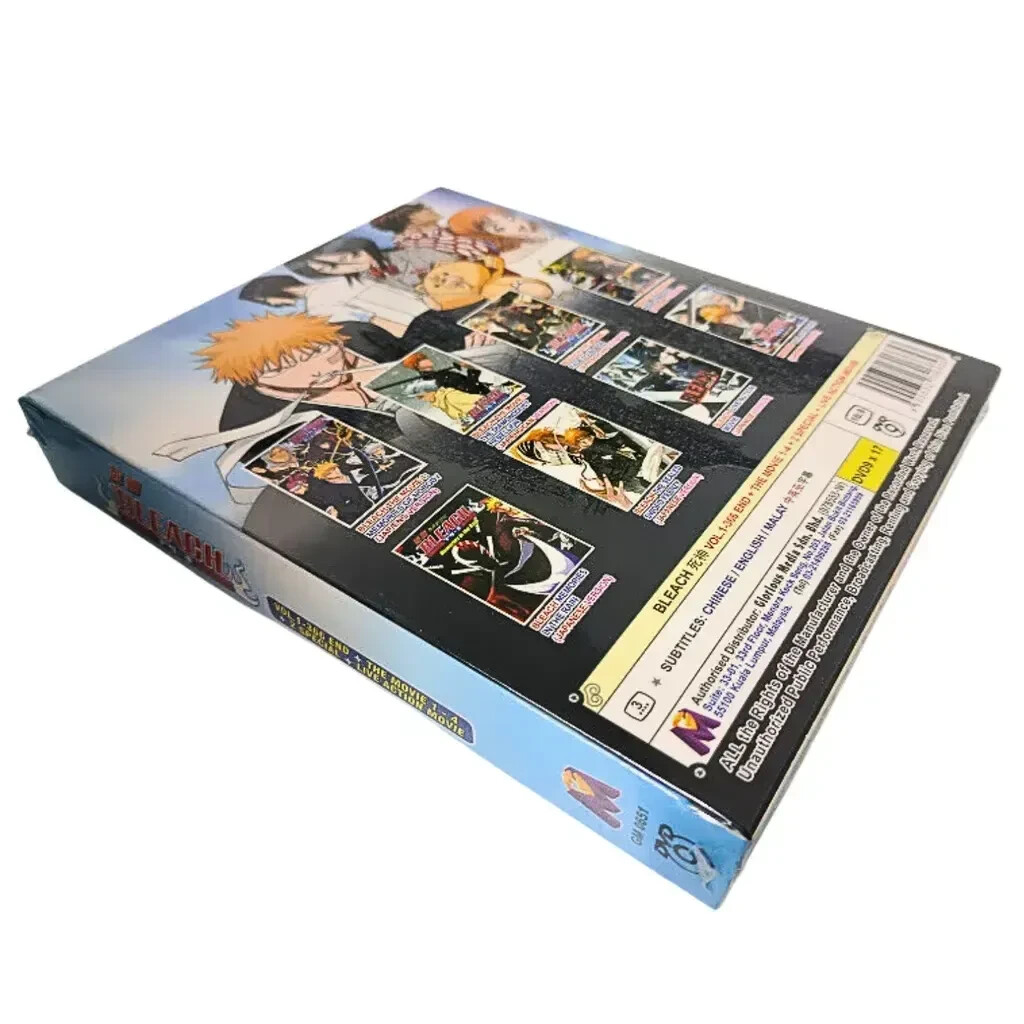 DVD Anime Bleach TV Series Vol.1-366 End + 4 Movie + 2SP + Live