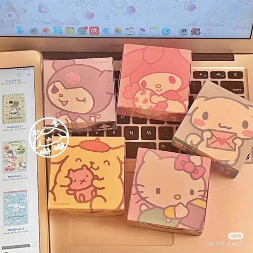 Sanrio Paper Brick Convenience Stickers Japanese Handmade Account Notes Cute - Picture 1 of 12