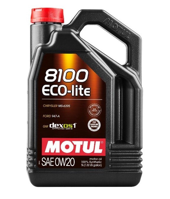 For Motul Fully Synthetic Engine Motor Oil 8100 ECO-LITE 0W20 5 Liter