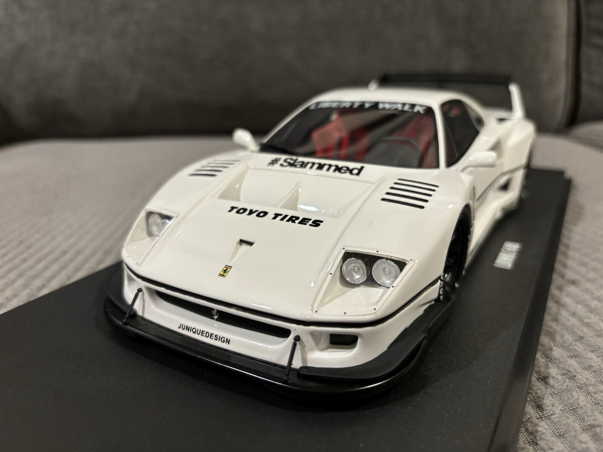 希少GT-Spirit Ferrari F40 LibertyWalk リバティ 1:18 Ferrari F40 Liberty Walk (LWBK) widebody - GT Spirit