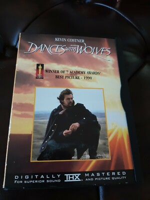 Dances with Wolves DVD Widescreen WS Orig Fold out snapcase Kevin