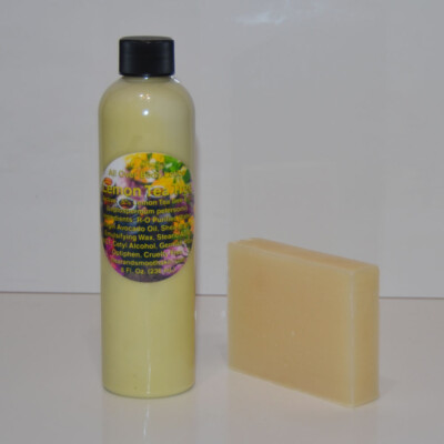 Lemon Tea Tree Face & Body Moisturizer 8 oz: For Troubled Skin