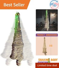 65" Halloween Decoration Cocoon Corpse, Animated Hanging Dead Body Prop Indoo...
