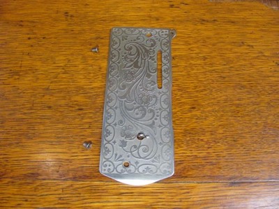 Singer 27 / 127 Front  Face Plate Cover w/ Screws Sewing Machine Parts # 8210