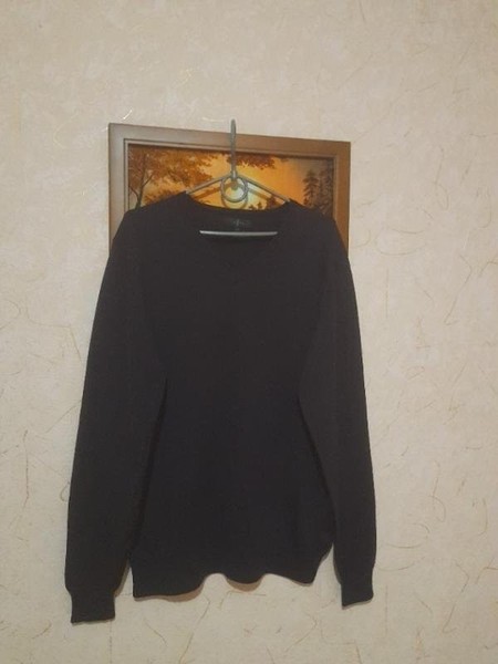 Men Jasper Conran Sweater Purple Wool 38 / M / 46