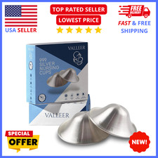 Silver Nursing Cups for Breastfeeding Soothes Protects Sore Nipples