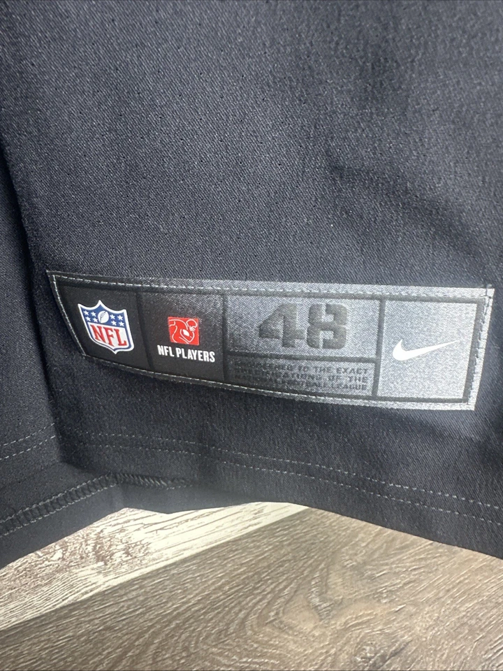 1997 Tim Brown Oakland Raiders Nike Home Authentic Jersey 48 - NWT - Image 3 of 4