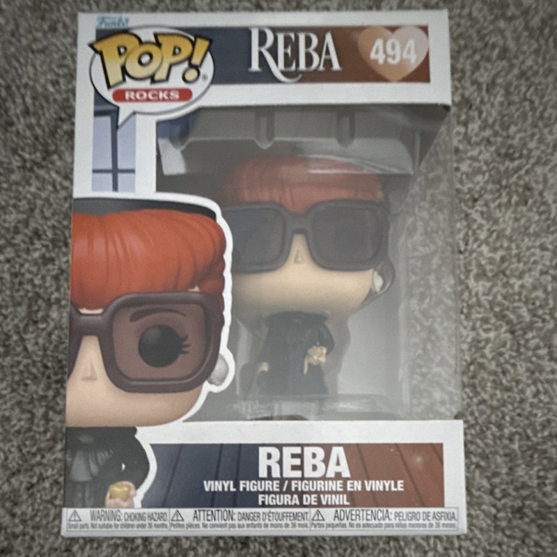 Funko Pop! Rocks Reba McEntire Vinyl Figure #494 Fancy Unopened 