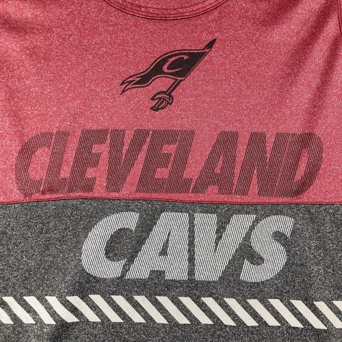 Cleveland Cavs Shirt Mens Large Gray Maroon Sleeveless Tank NBA Basketball - Picture 2 of 9