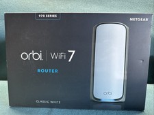 NETGEAR Orbi 970 Series Quad-Band WiFi 7 Mesh Router RBE971S 27Gbps