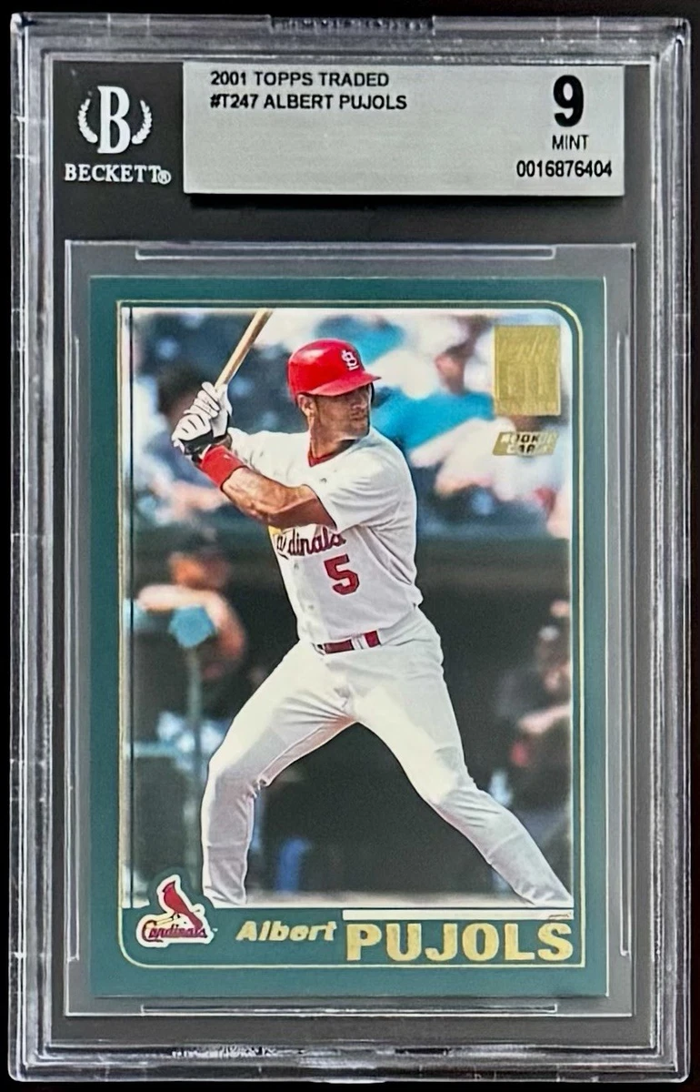 Topps Albert Pujols Rookie Baseball Sports Trading Cards