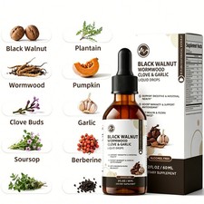 Parasite Cleanse Tincture/Extract-Wormwood, Black Walnut Hull, Clove 2oz