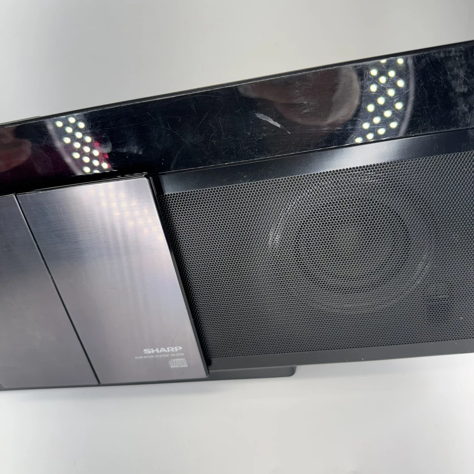 Sharp Slim Micro System DK-KP80P CD USB iPod Dock AM/FM Stereo Untested For Part - Image 4 of 4