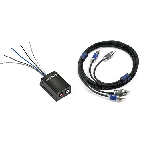 Kicker 46KISLOC2 K-Series Stereo Line-Output Converter w/ Remote Turn-On Outp...