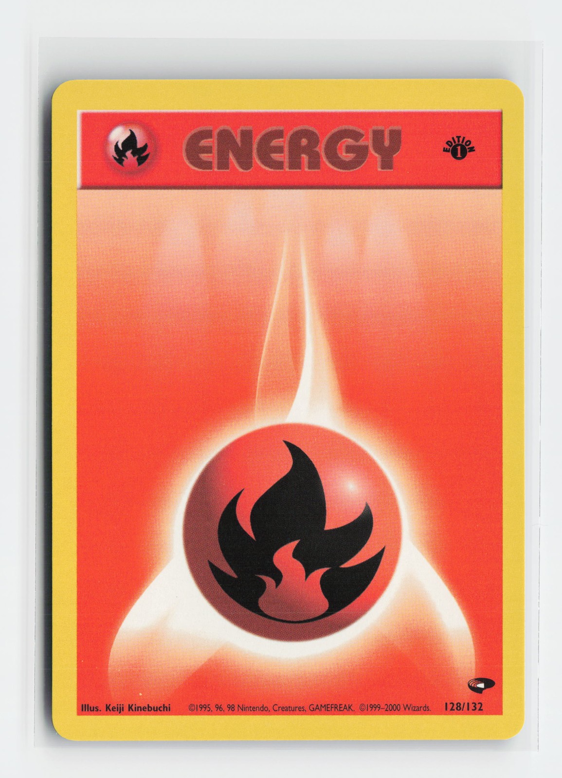 Fire Energy 128/132 Common Gym Challenge 1st Edition Pokemon NM