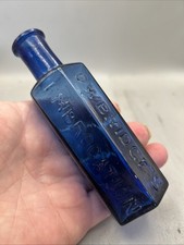 SUPERB VICTORIAN POISON / MEDICINE BOTTLE VARIANT OWBRIDGES EMBROCATION HULL