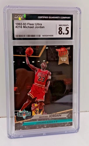 Michael Jordan #216 Fleer Ultra 1992-1993 Graded 8.5 NM/Mint