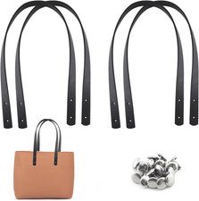 4 Stück Taschenhenkel PU Taschengriffe Leder...